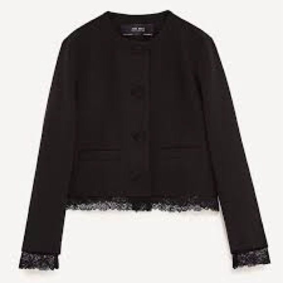 Zara | Trending Lace Blazer - Picture 9 of 12